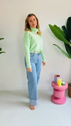 ALICE MINT GREEN PULLOVER