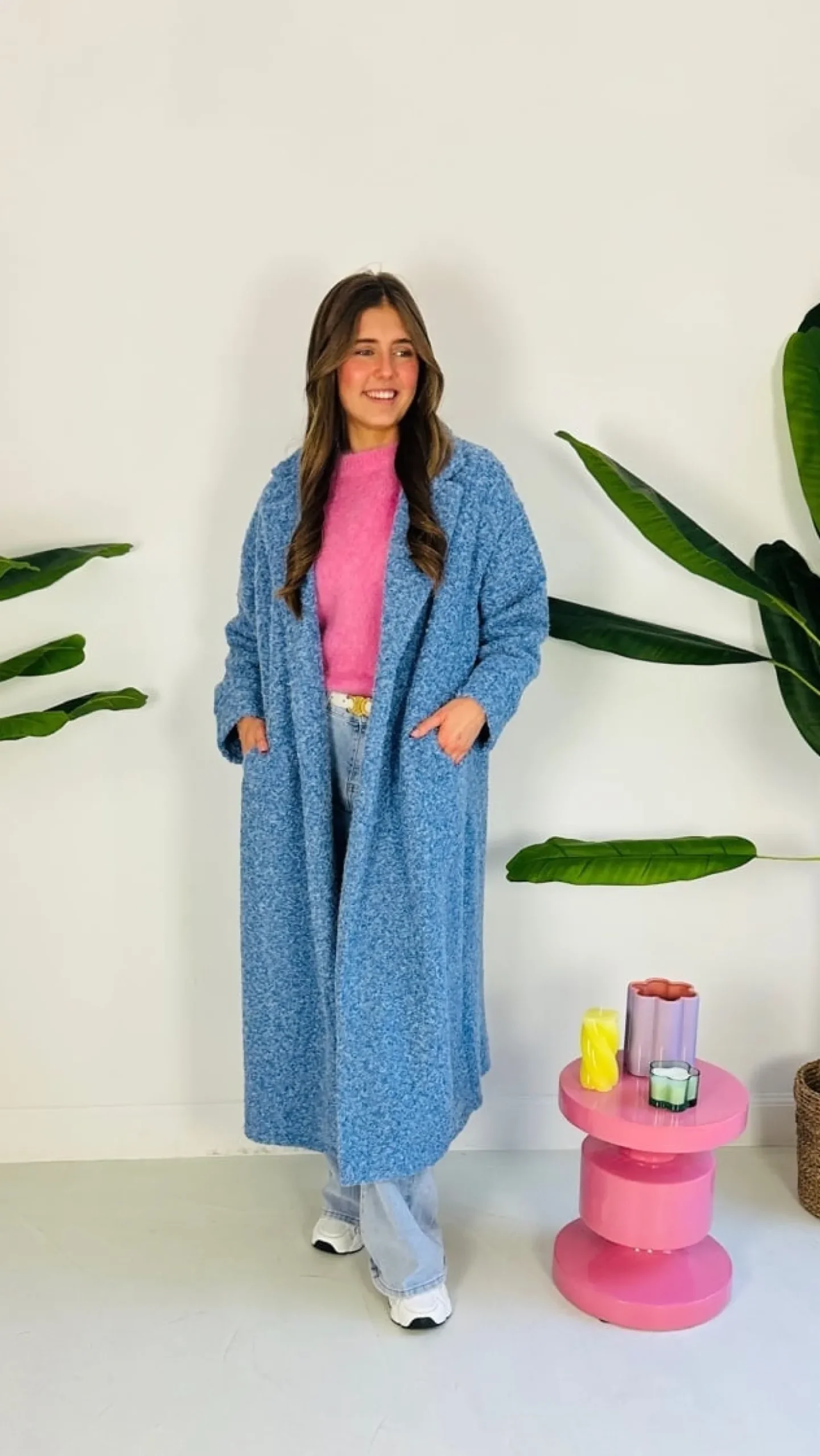 AUDREY BLUE COAT
