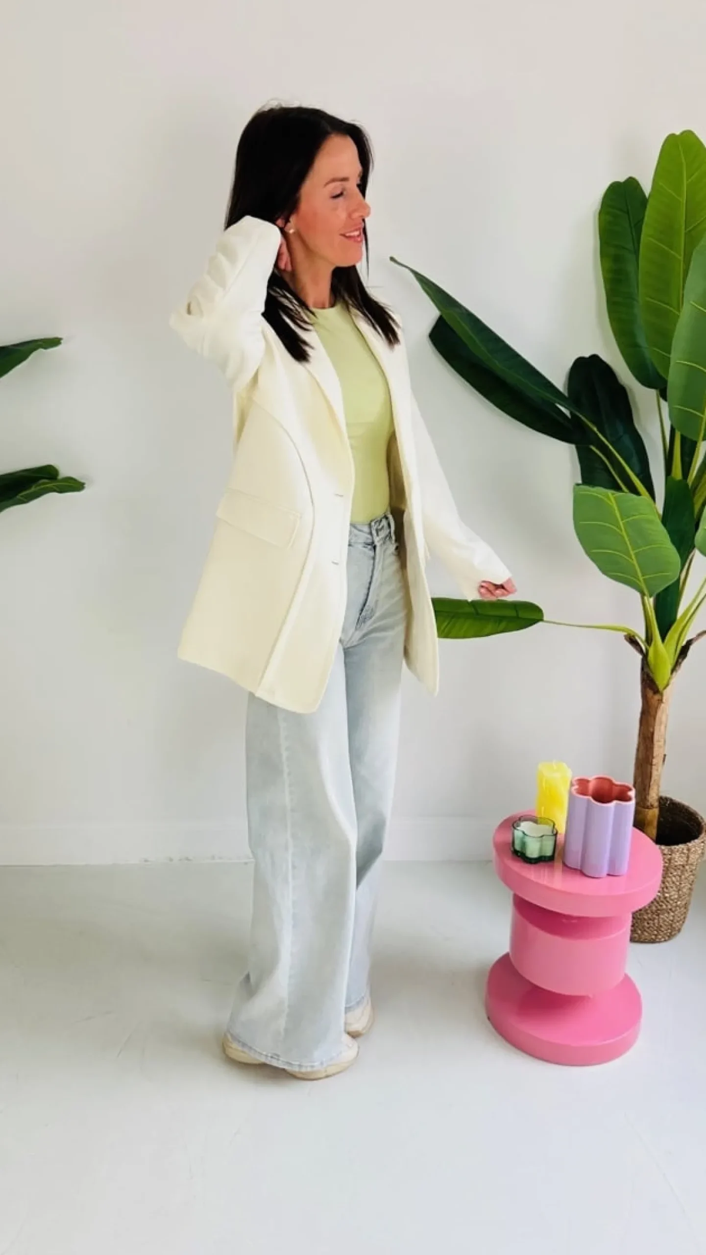 BILLIE ECRU MUSTHAVE BLAZER