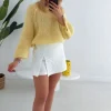 BLOOMING WHITE SKORT
