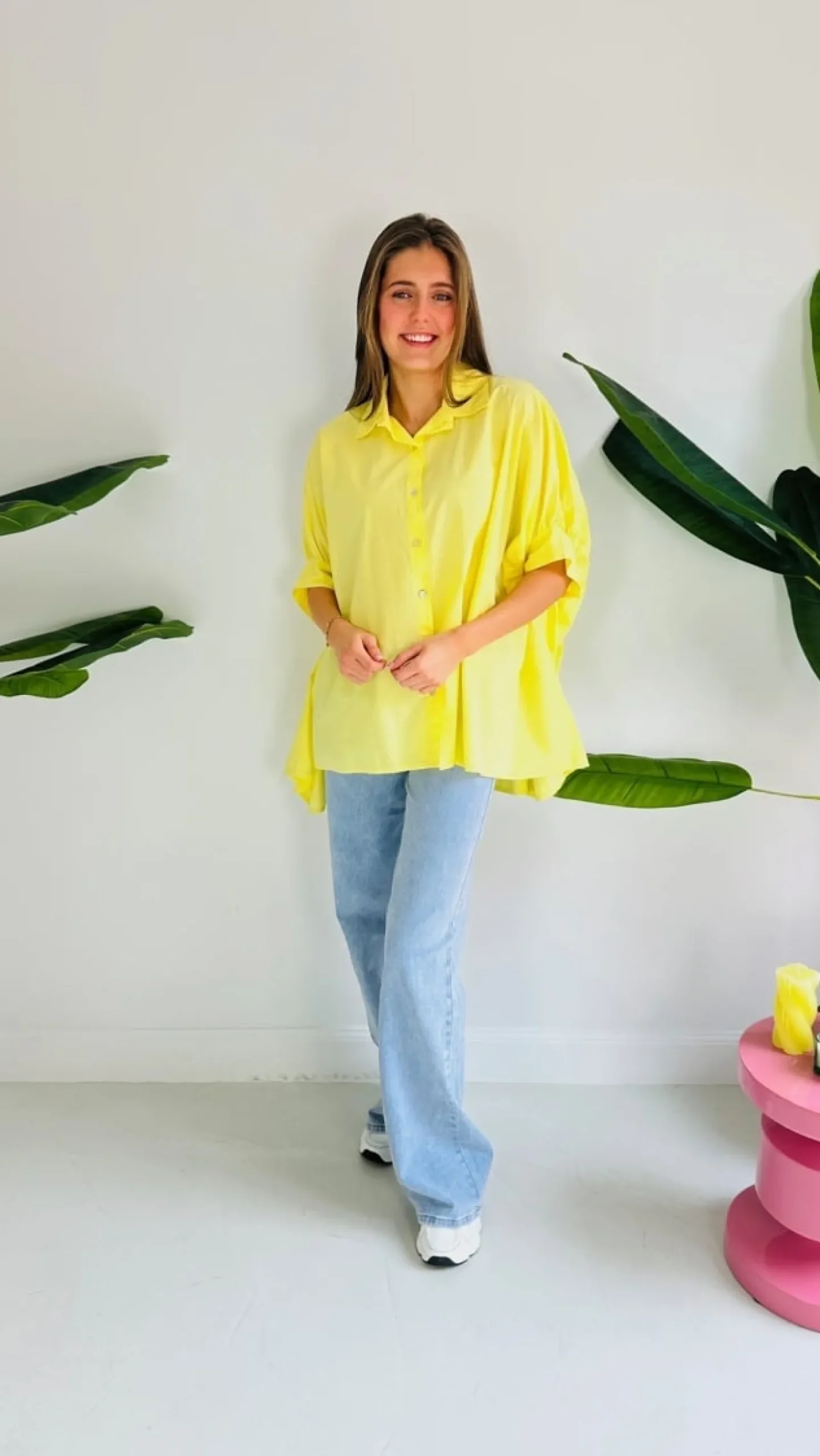 BOBBIE YELLOW SPRING BLOUSE
