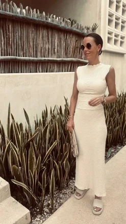CORALITO ECRU TWO-PIECE SET