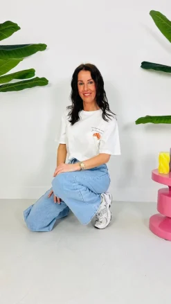 CROISSANT WHITE T-SHIRT