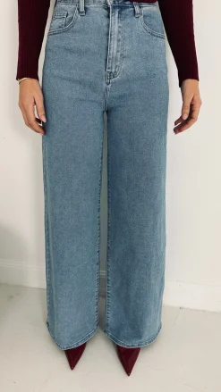 DENIM WIDE LEG JEANS 2735