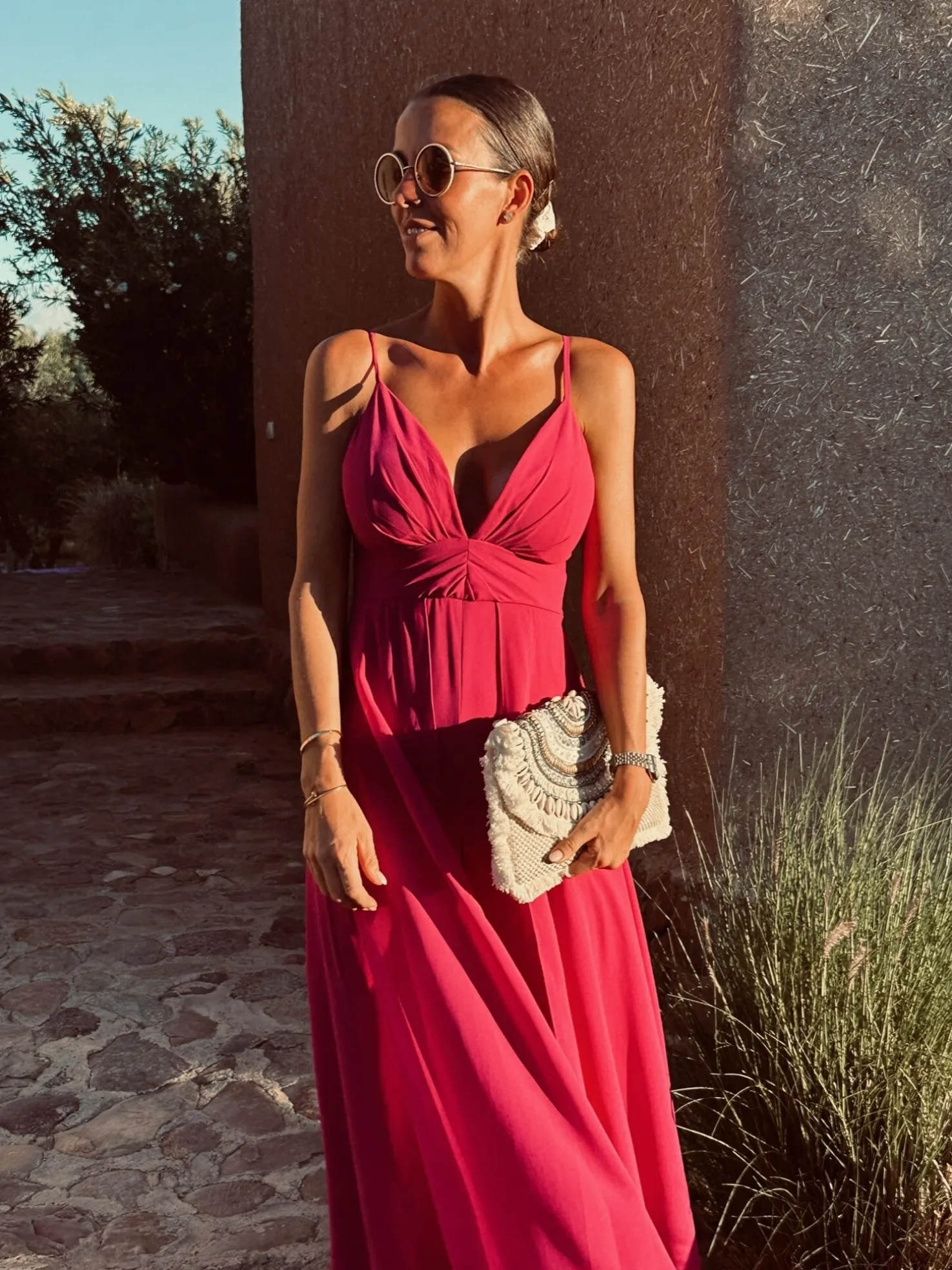 KARIMA MAGENTA JUMPSUIT-DRESS
