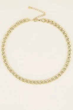KETTING MET PLATTE SCHAKELS