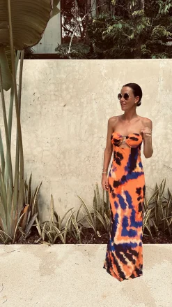 LUMBRE ORANGE DRESS