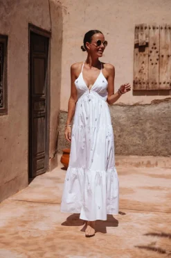 MEKNES WHITE DIAMOND DRESS