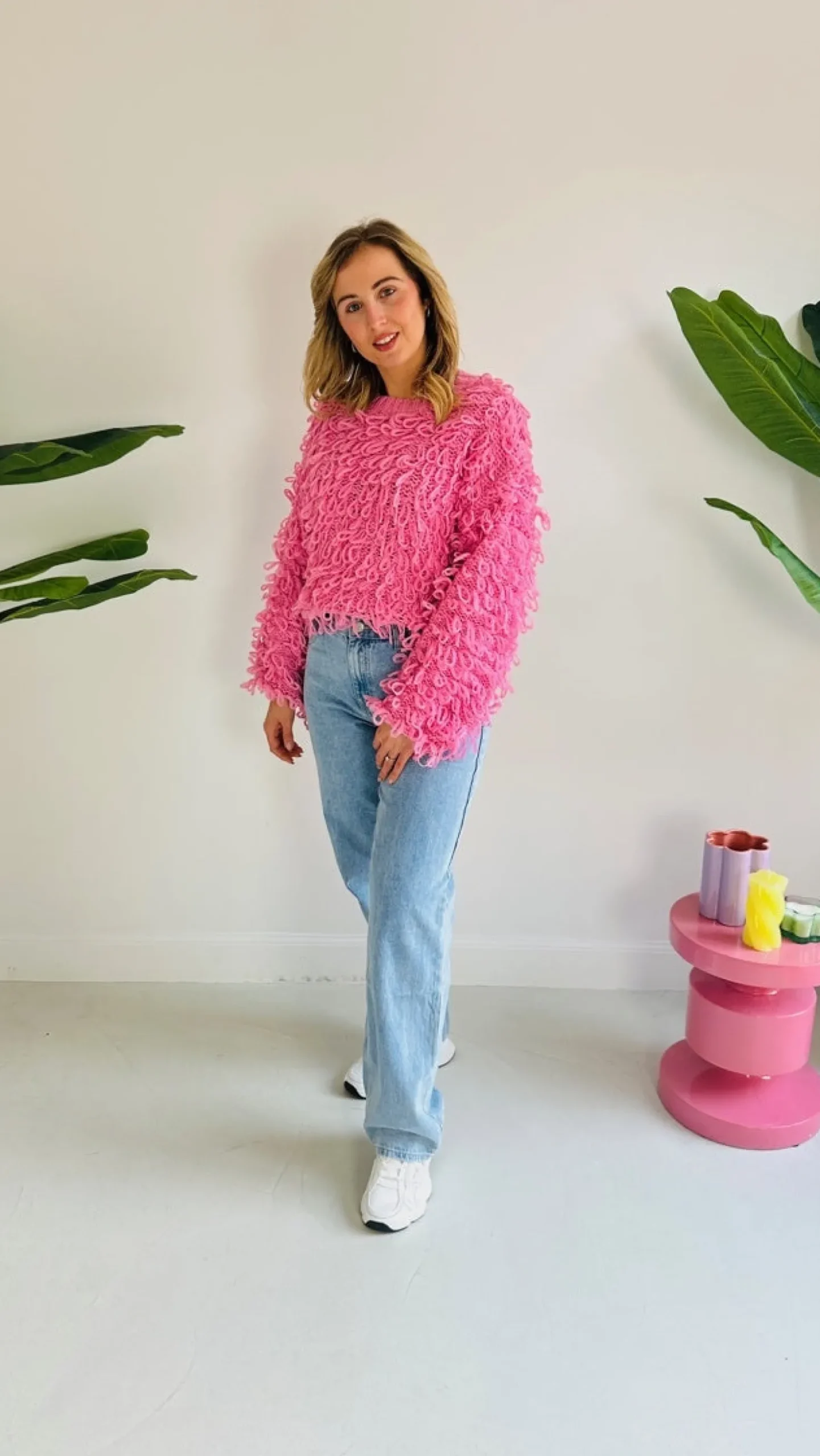 ROSALIE PINK PULLOVER