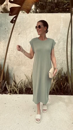 SOLIMAR KHAKI DRESS
