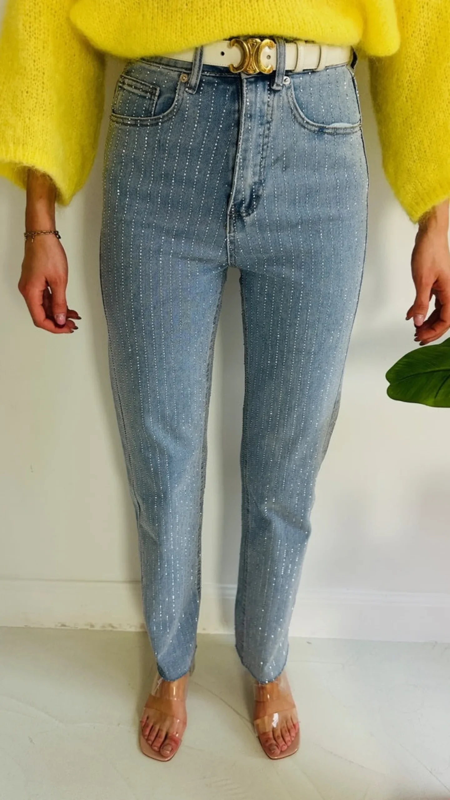 STRAIGHT SPARKLE JEANS 770